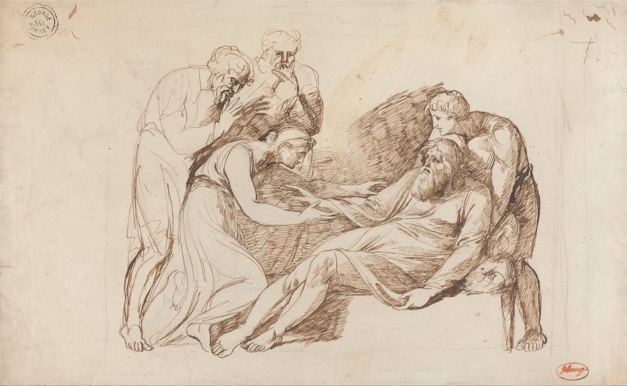 Lear Vaknat av Cordelia av George Romney