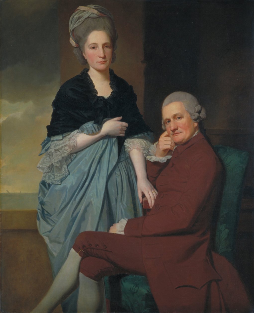 Herr och fru William Lindow av George Romney