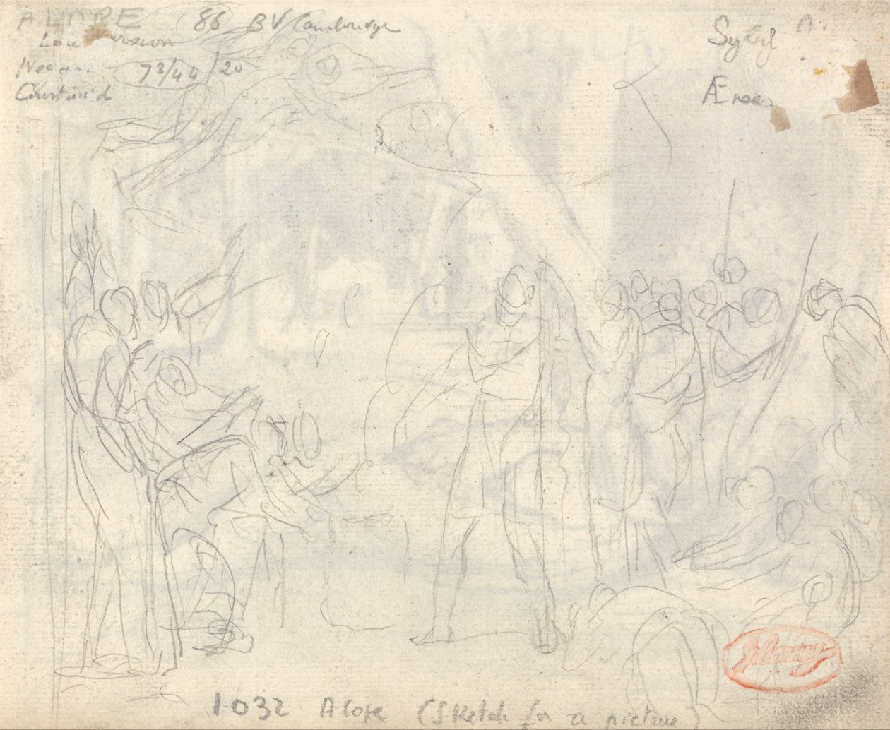 Medveten Scaevola av George Romney