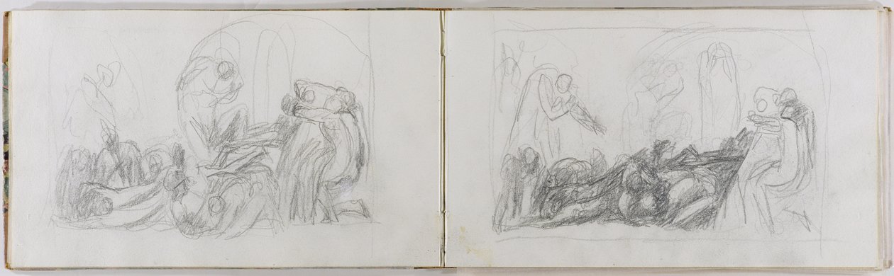 Paradise Lost, ca. 1793 (grafit på papir) swed av George Romney