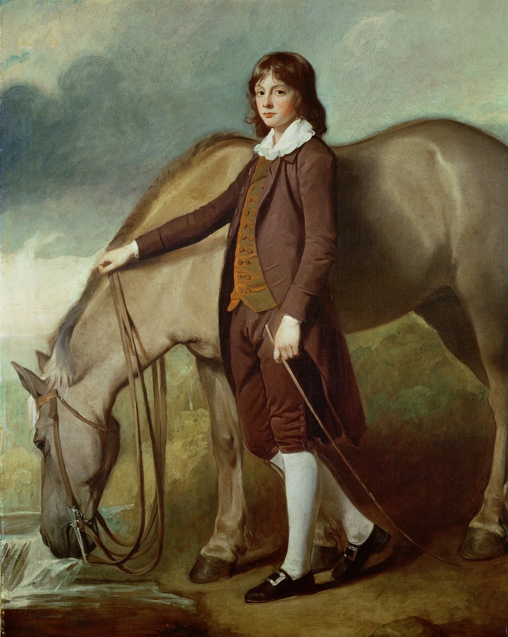 Portræt af John Walter Tempest swed av George Romney