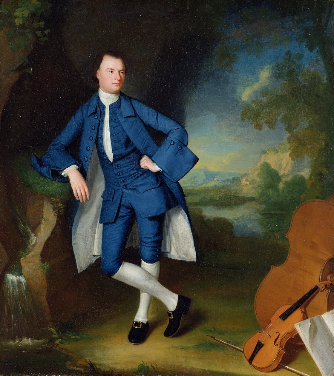 Porträtt av människan, c.1758-60 av George Romney