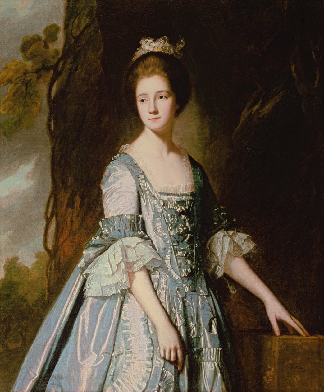 Porträtt av Mary Corrance av George Romney