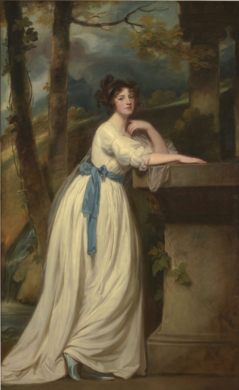 Porträtt av fru Andrew Reid av George Romney