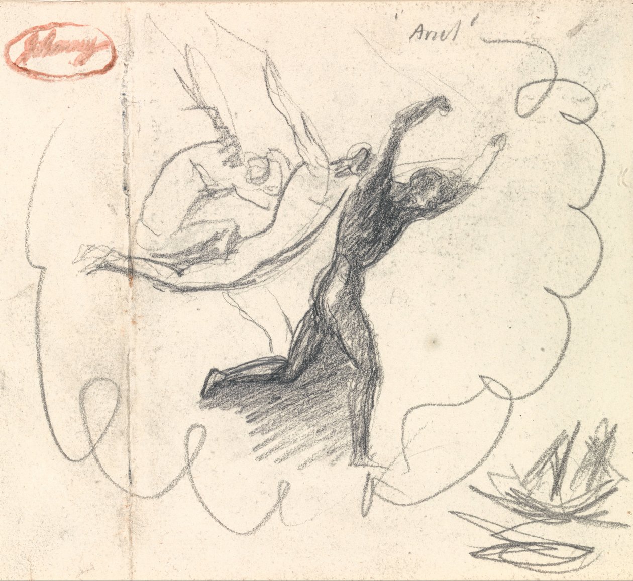 Möjligen Lapplandshäxor av George Romney
