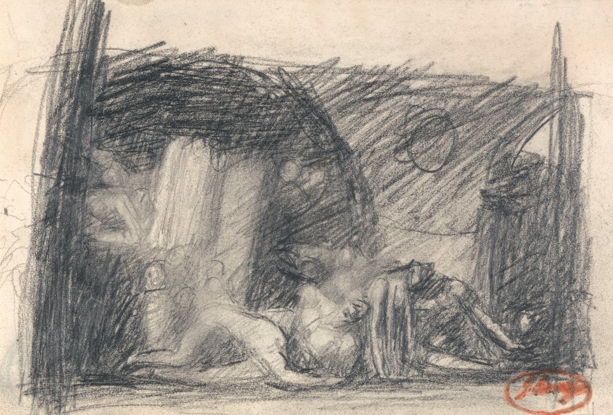 Fängelsesscen av George Romney