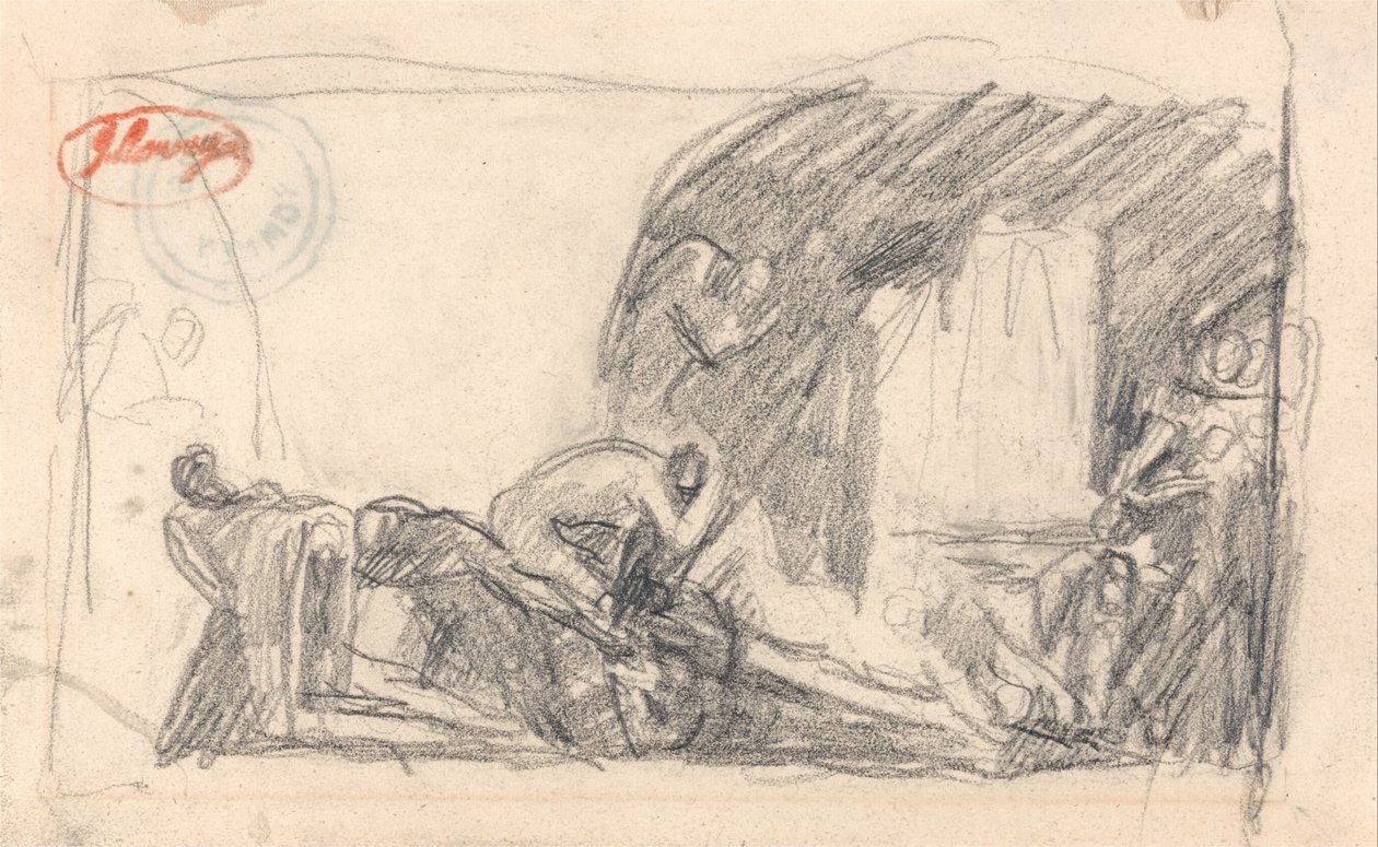 Fängelsesscen av George Romney