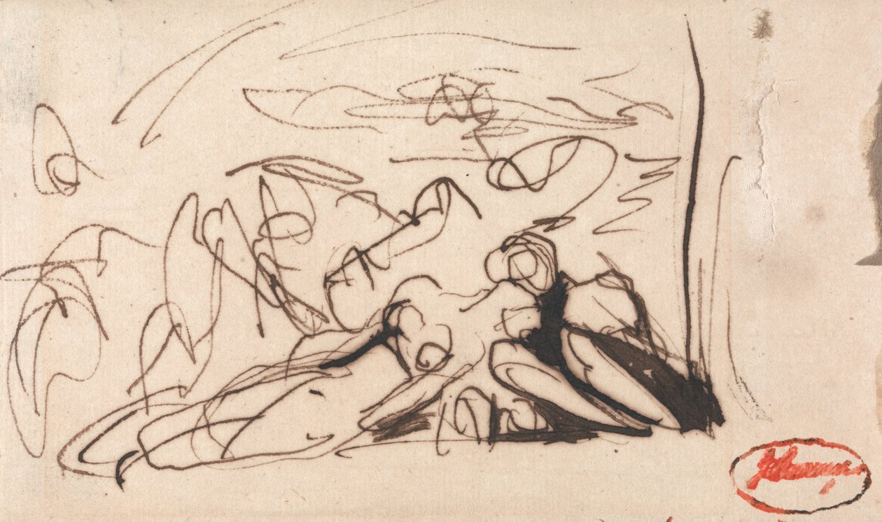 Fängelsesscen av George Romney