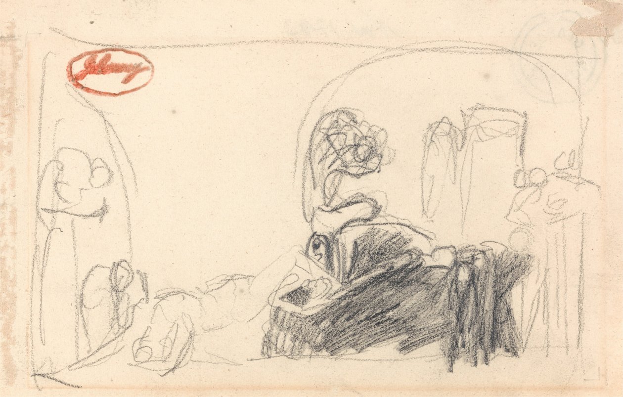 Fängelsesscen av George Romney