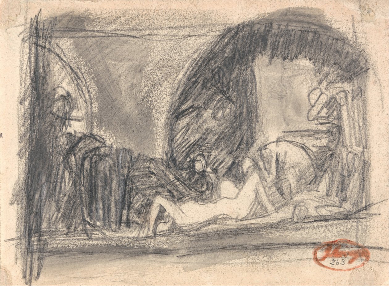 Fängelsesscen av George Romney