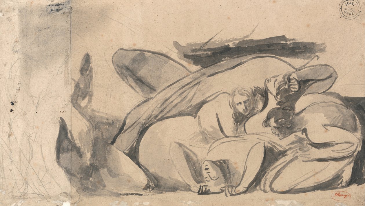 Fängelsesscen av George Romney