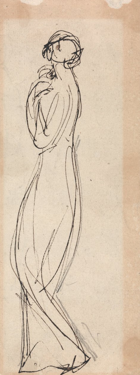 Stående kvinnlig figur av George Romney