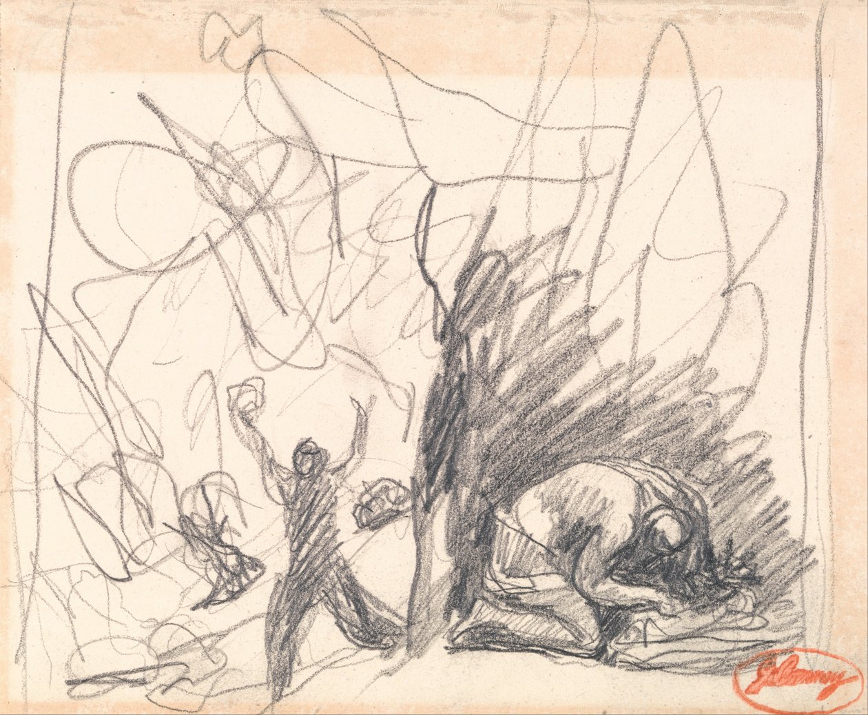 Övergivningen och räddningen av Perdita från The Winters Tale av George Romney