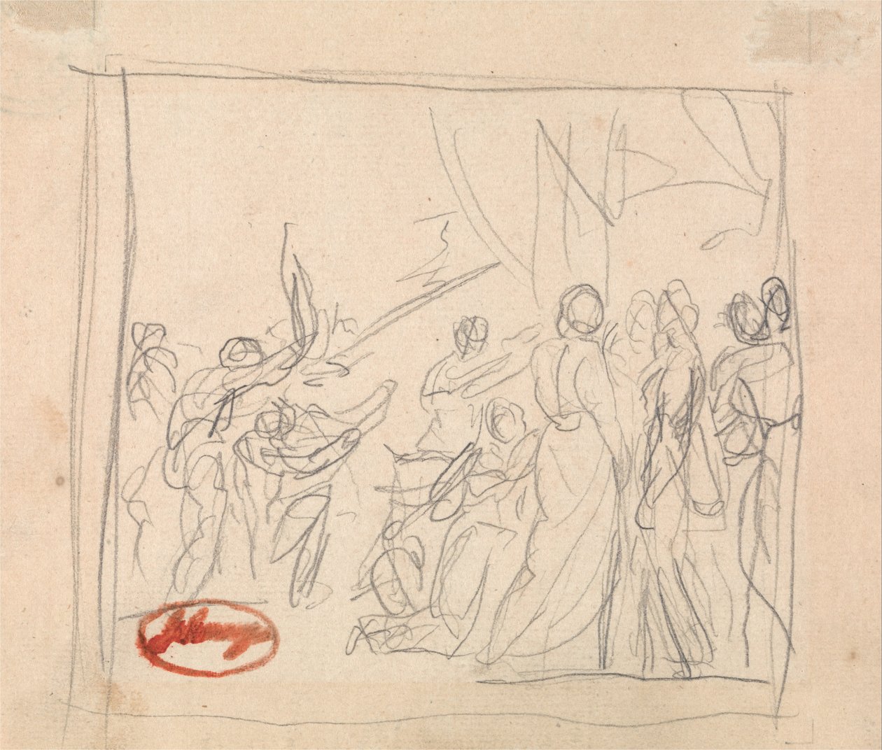 The Croquet Match Gone Awry av George Romney