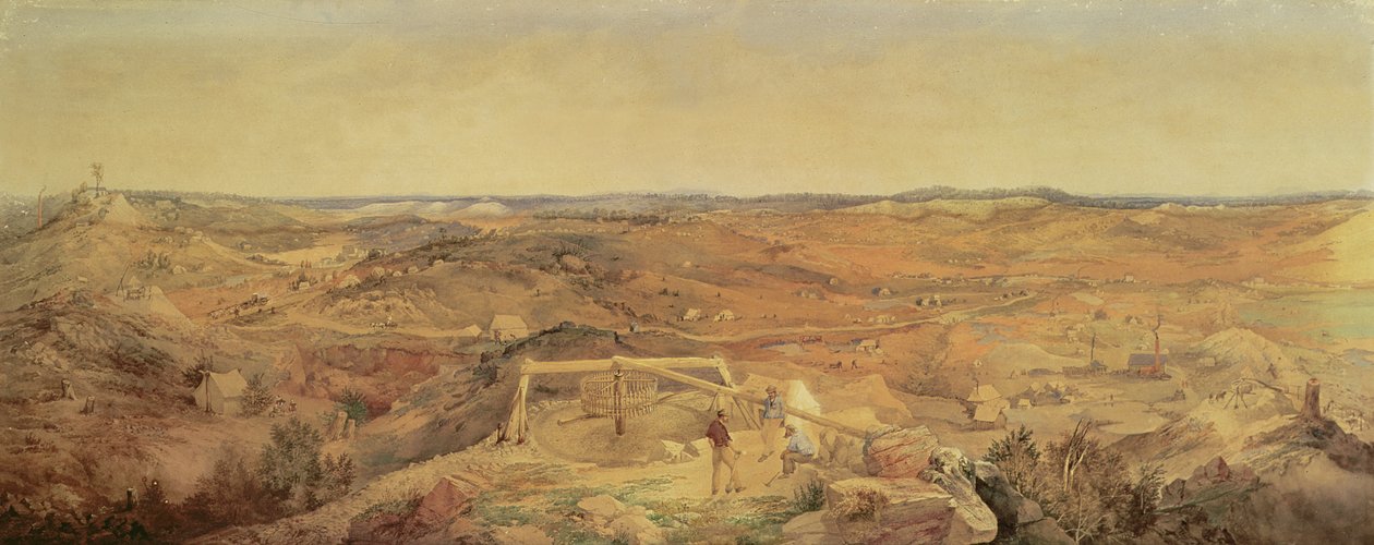 Gamla Bendigo, 1857 av George Rowe
