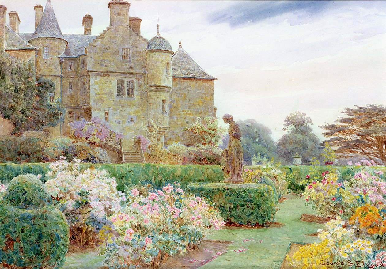 Rosenträdgården, Balcaskie av George Samuel Elgood