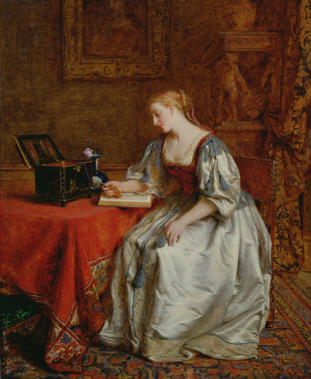 Drömmer om sin älskare, 1868 av George Smith