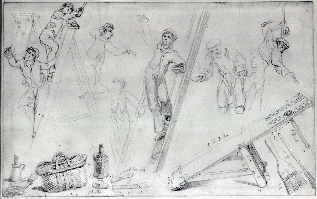 Illustration av målning och dekoration av George Snr Scharf