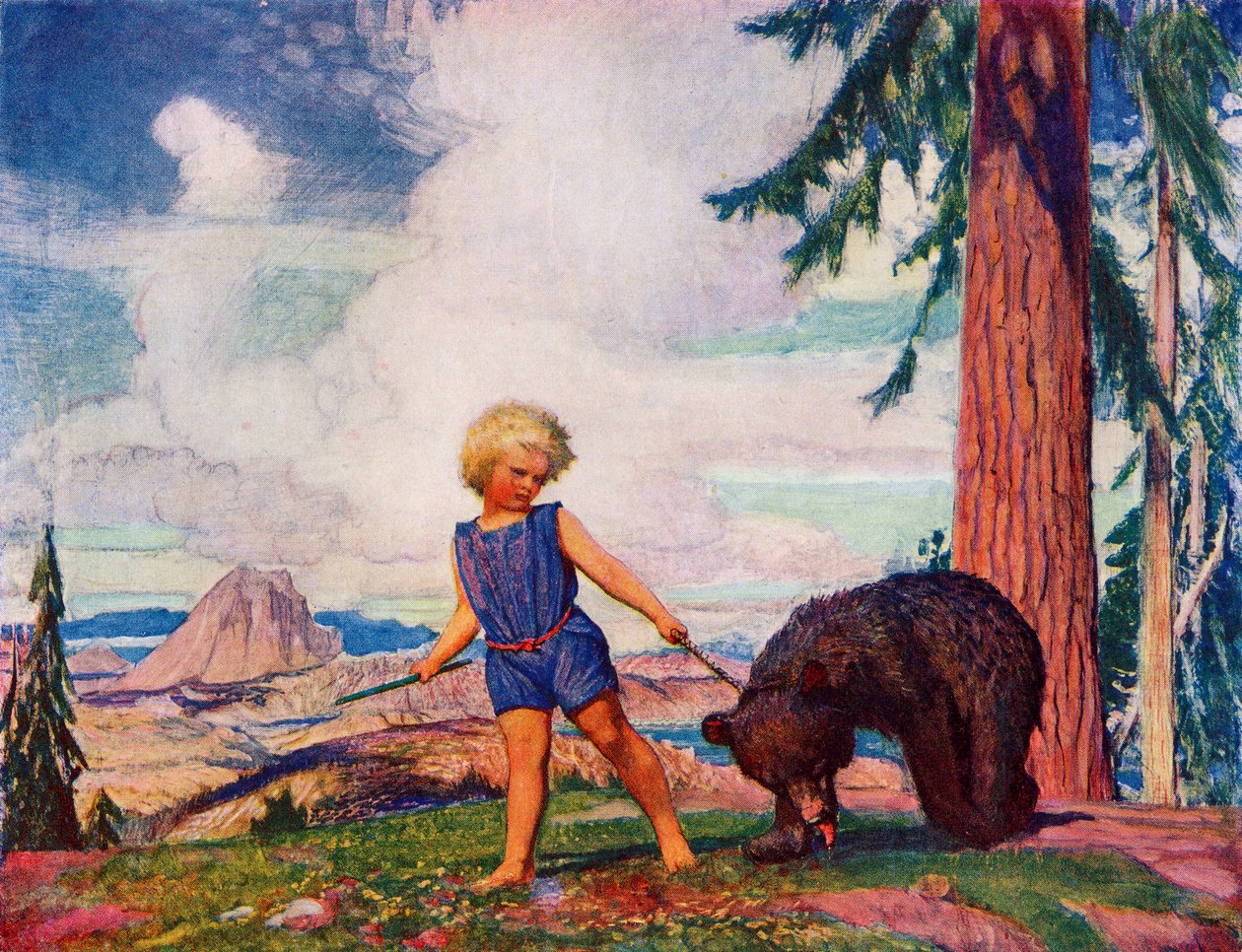 Peter Scott, från boken Princess Marie-Josés Childrens Book, publicerad 1916 av George Spencer Watson