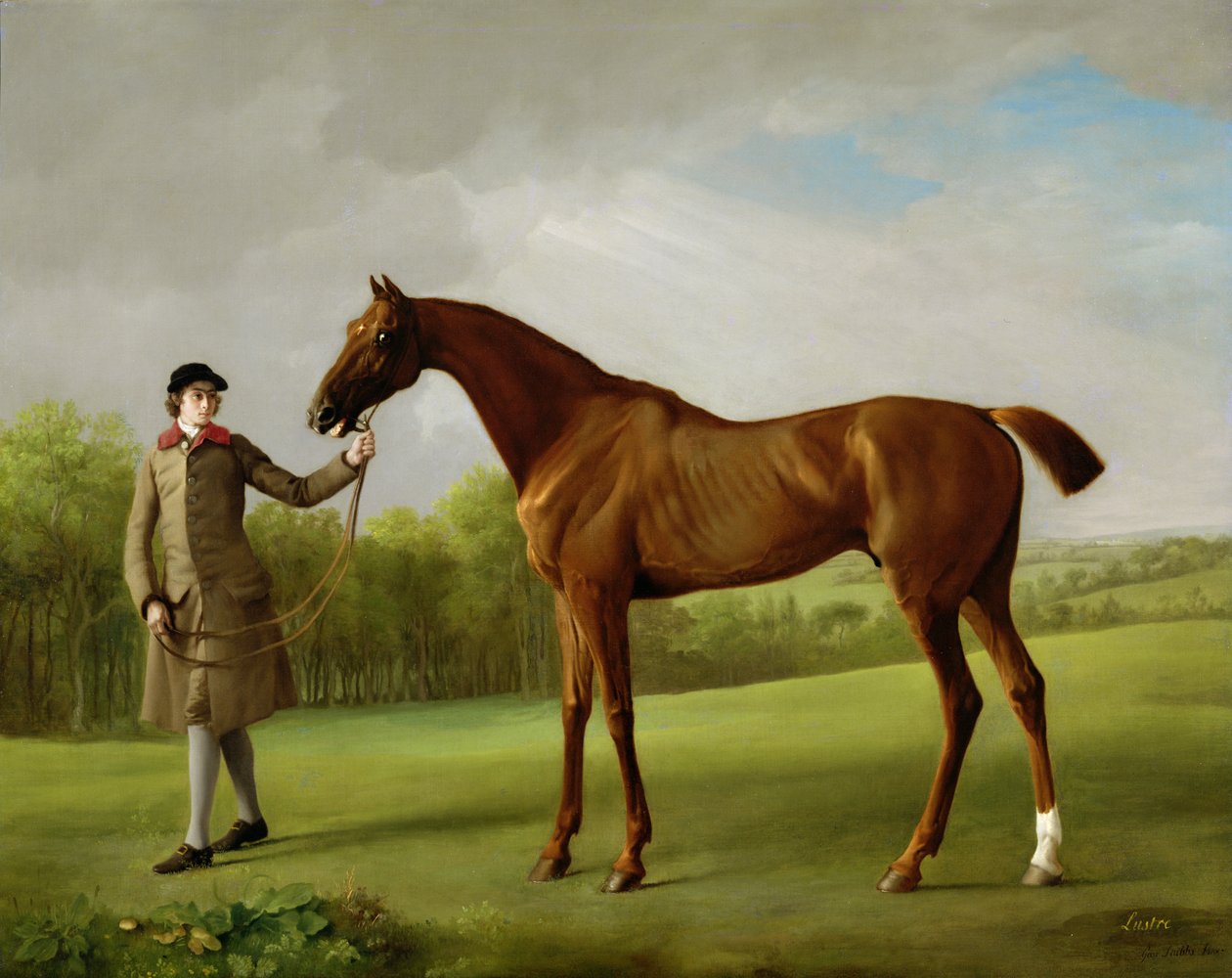 Lustre, innehad av en brudgum, c.1760-62 av George Stubbs