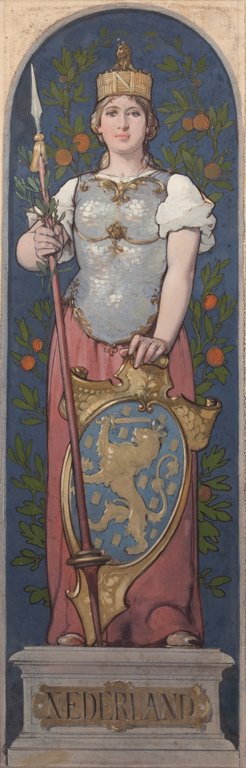 Allegory on the Netherlands av George Sturm