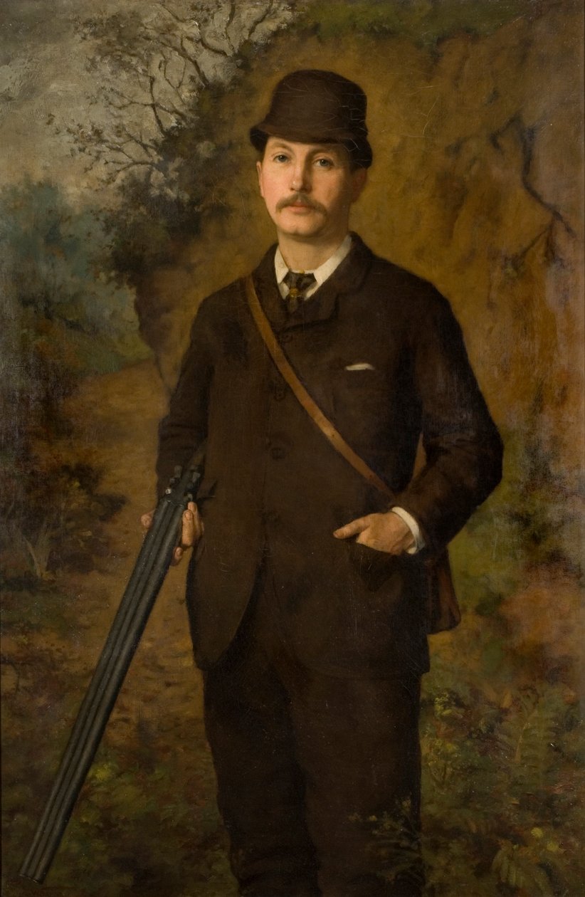 Porträtt av John Rowell, 1884 av George W. Baldry