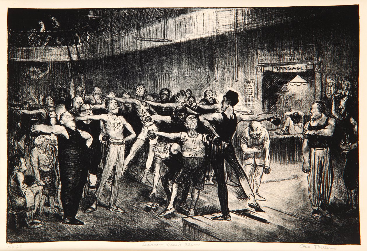 Affärsmännens klass, 1916 av George Wesley Bellows