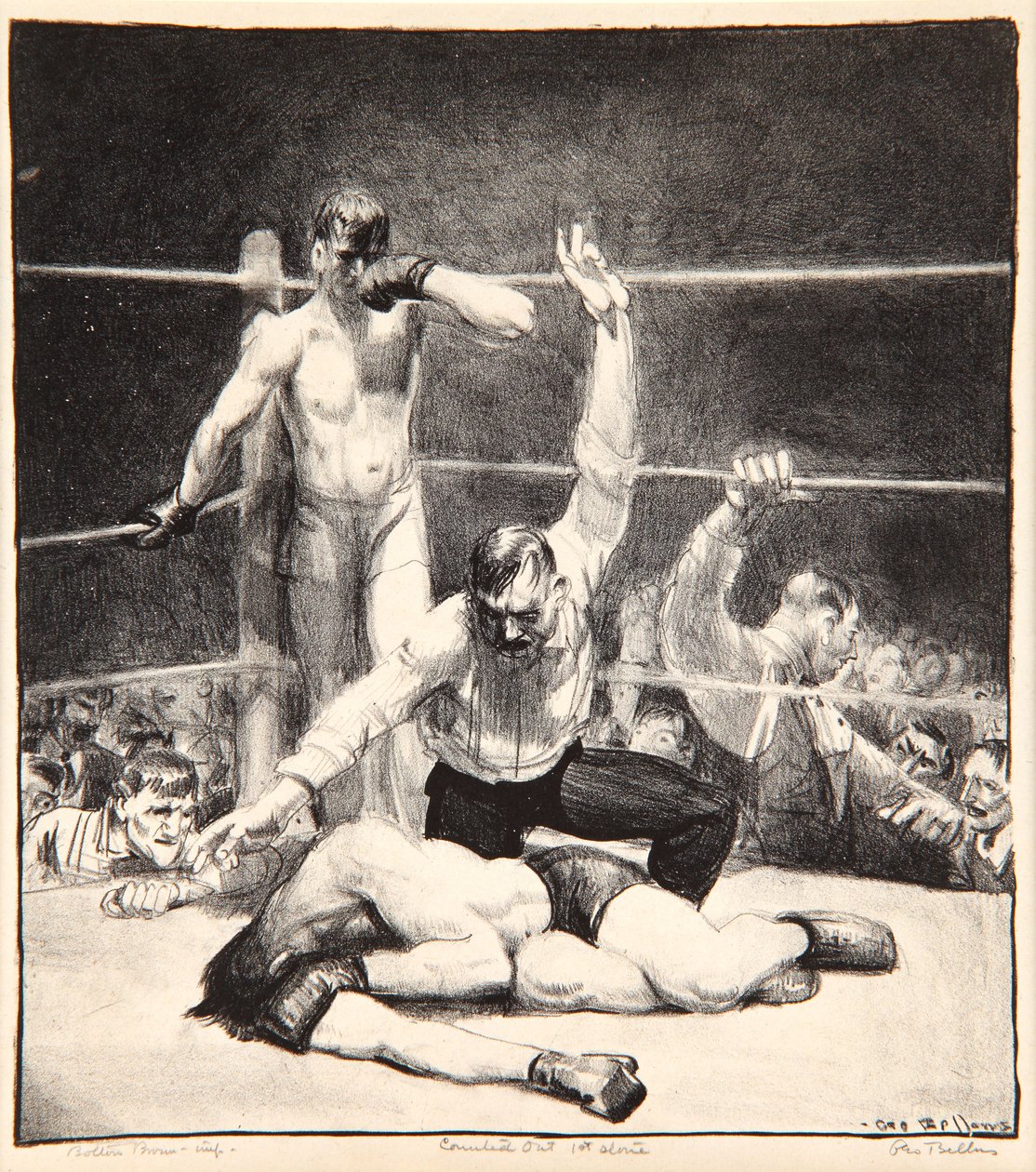 Uträknat, 1921 av George Wesley Bellows