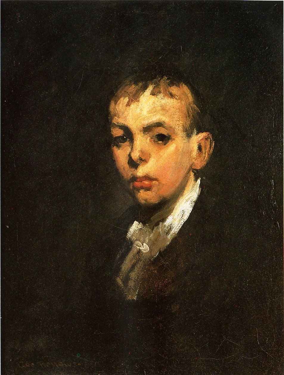Porträtt av en pojke, ca 1905 av George Wesley Bellows