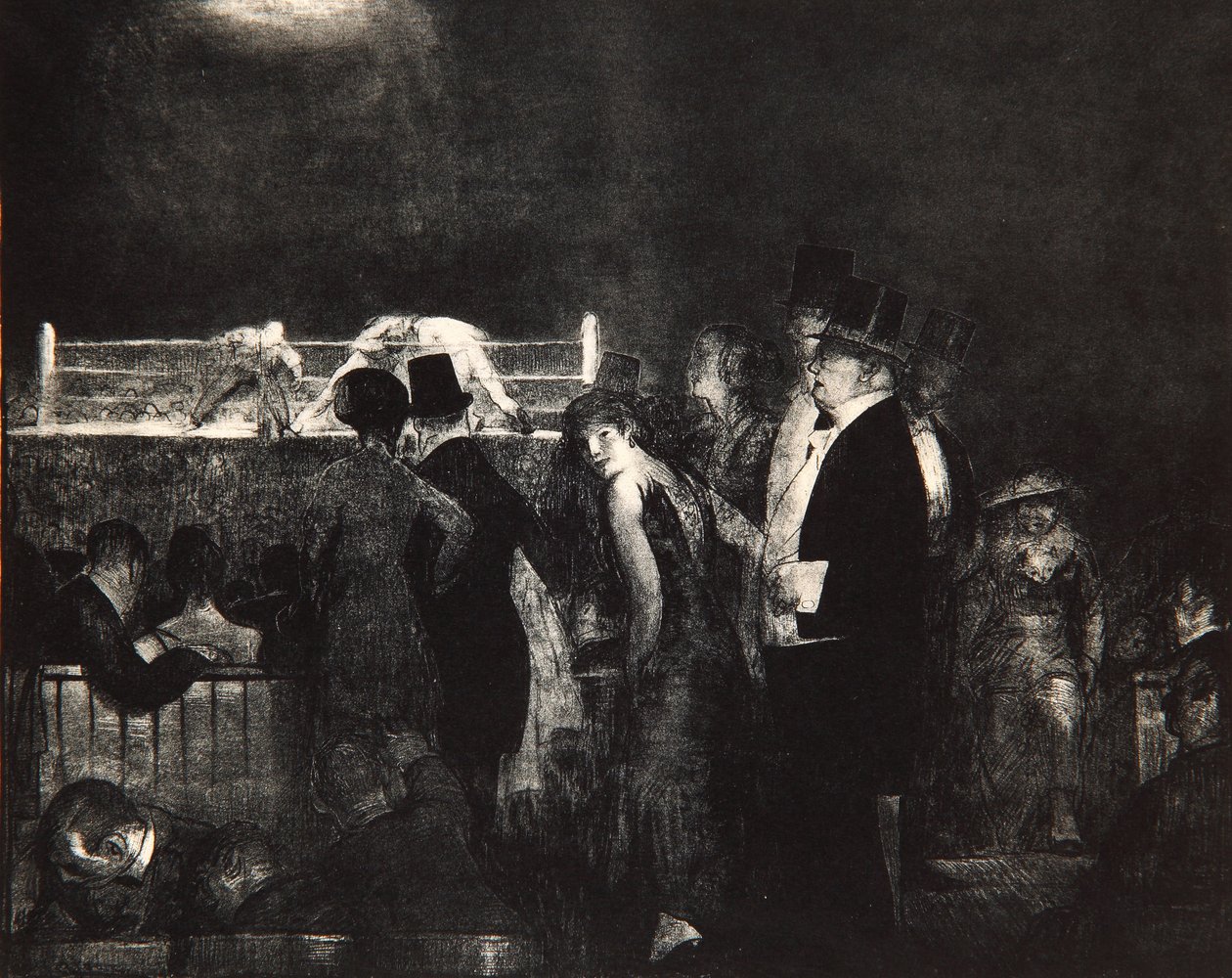 Preliminärer, 1916 av George Wesley Bellows