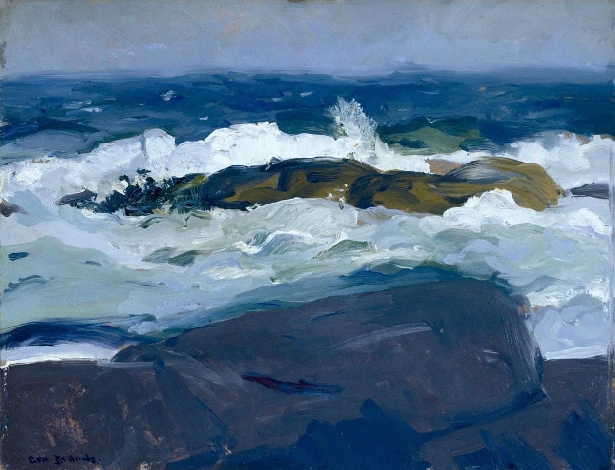 Rock Reef, Maine, 1913 av George Wesley Bellows