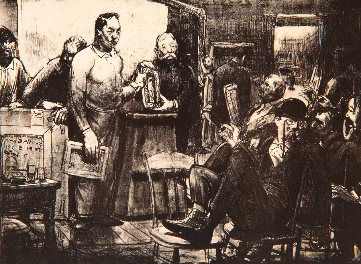 Juryn, 1916 av George Wesley Bellows