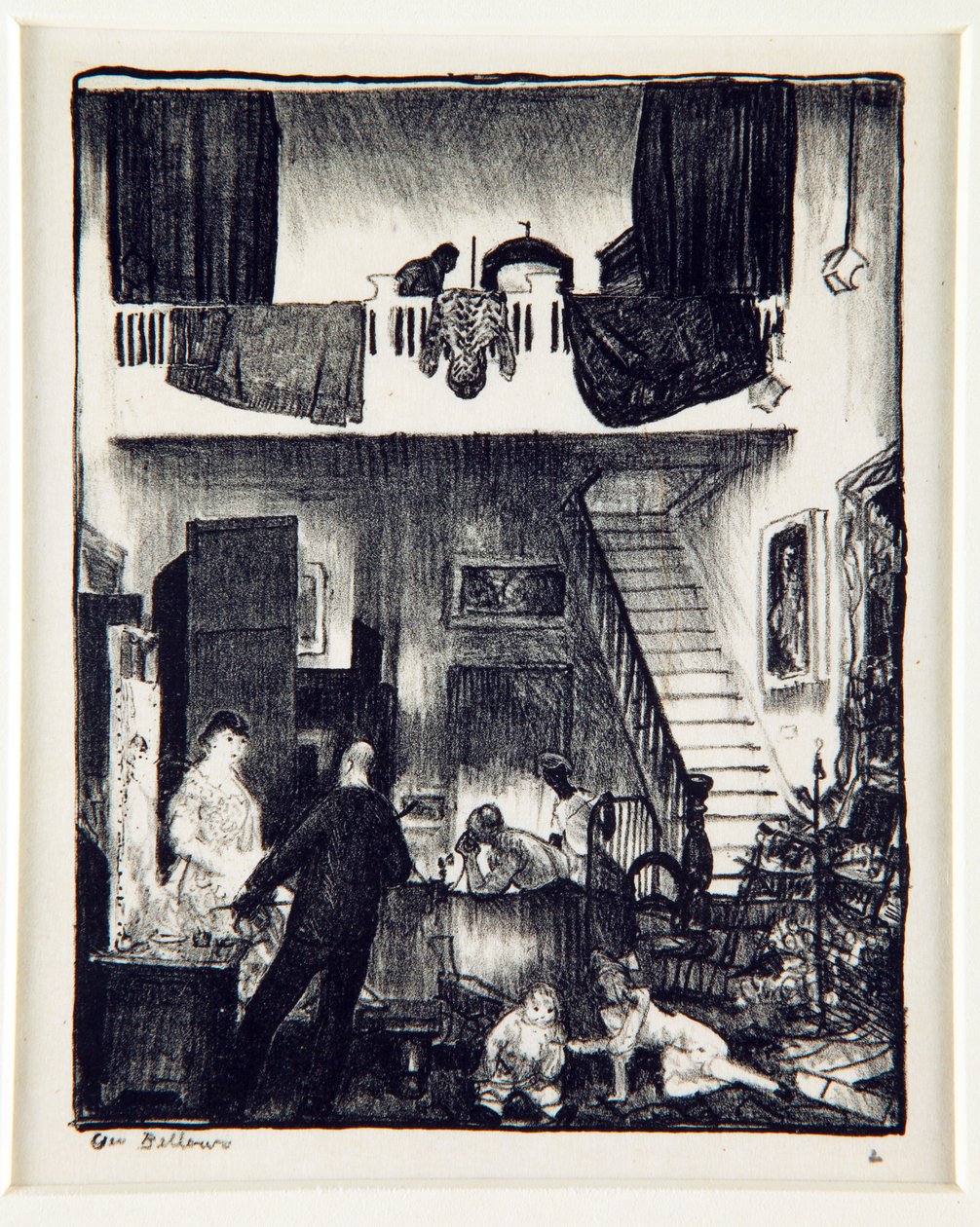 Studion, julen 1916, 1916 av George Wesley Bellows