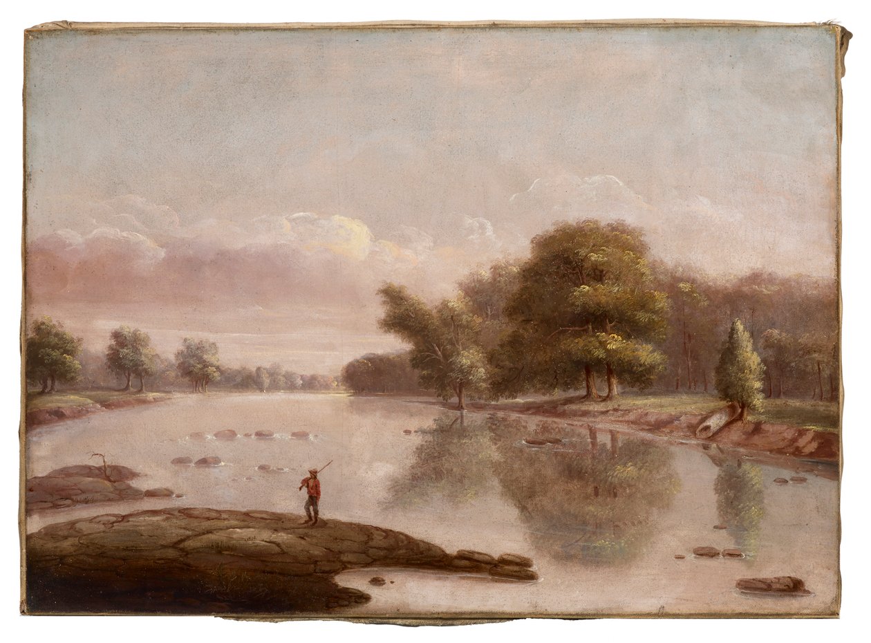 Tipton Island nära Logansport, Indiana av George Winter