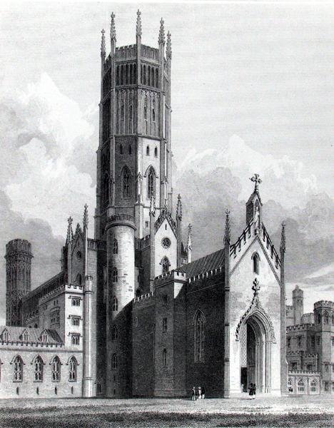 Fonthill Abbey från nordväst, 