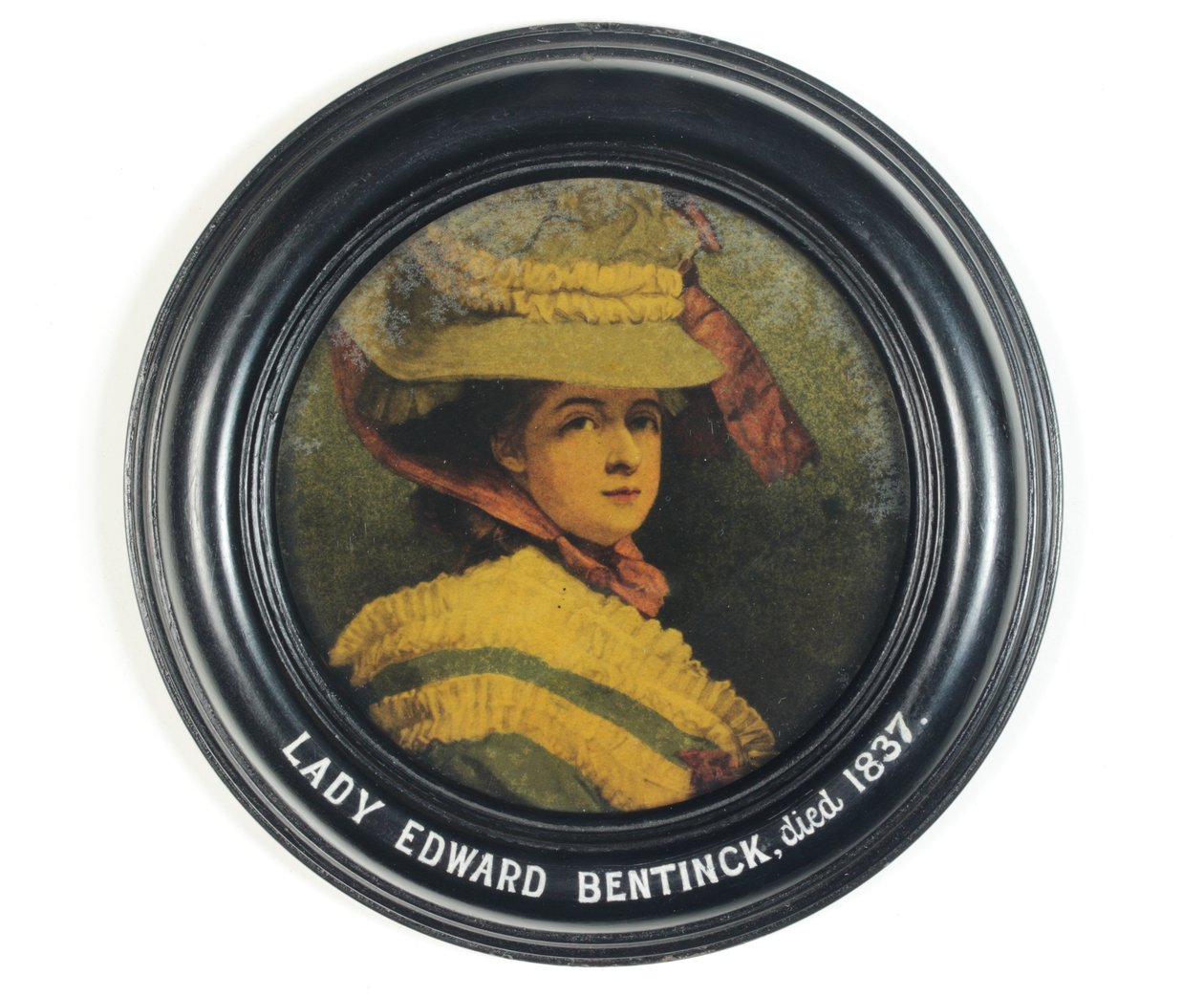 Elizabeth Cumberland, Lady Edward Bentinck (färg litho) av George (after) Romney