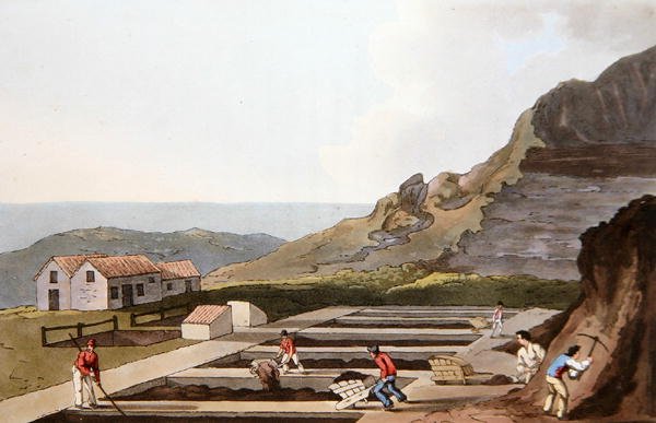 Alum Works, från `Costume of Yorkshire 
