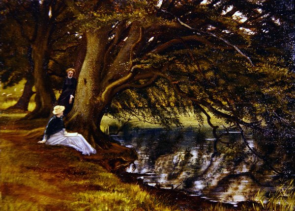 The Hanging Beech (olja ombord) av George 9th Earl of Carlisle Howard