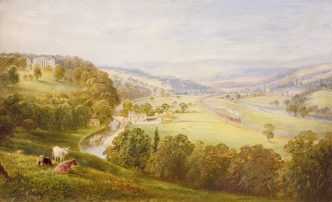 Valley of the Aire, Armley Pastures och Kirkstall av George Alexander