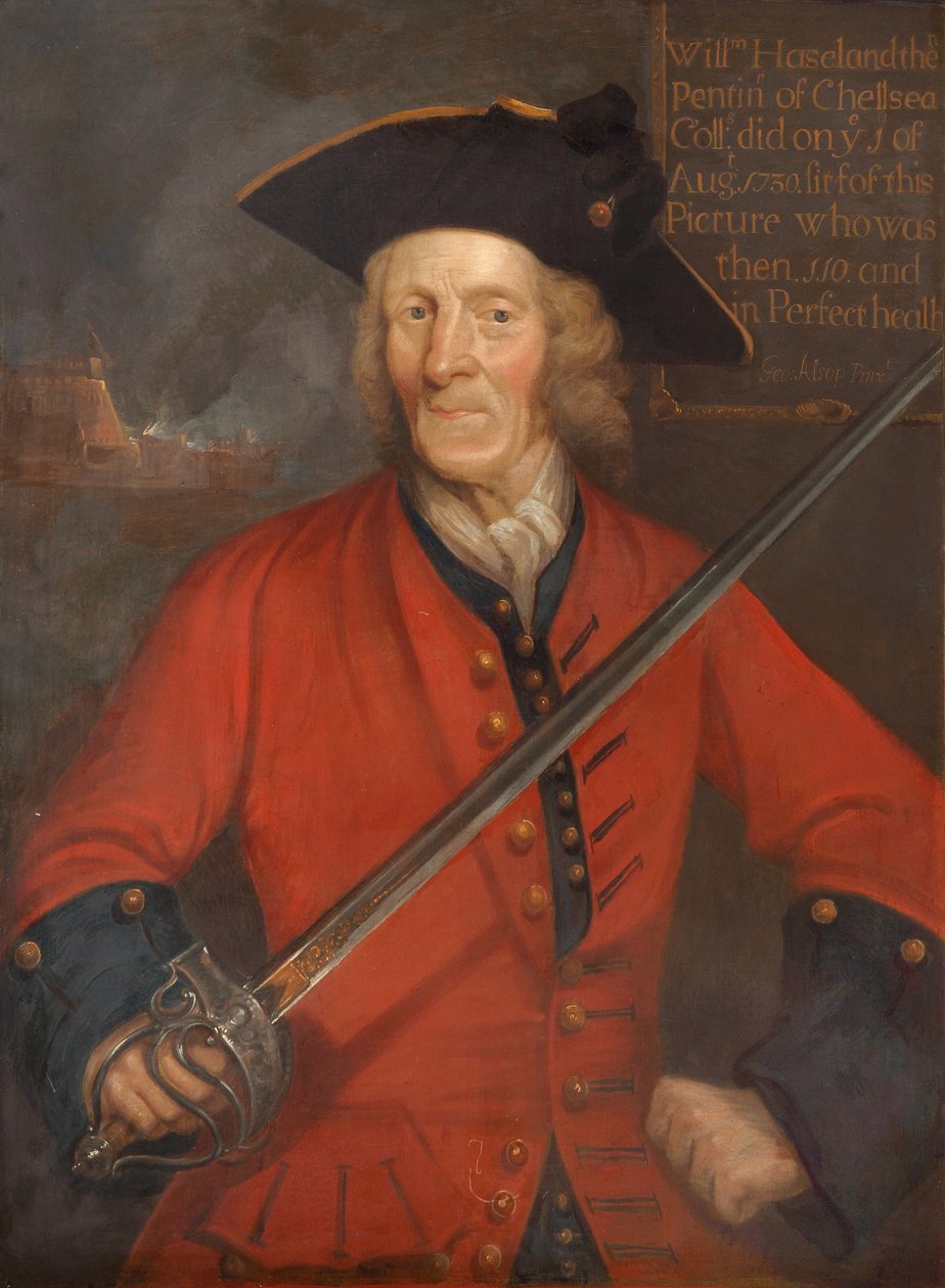 I pensionären William Hiseland, 1730 av George Allsop