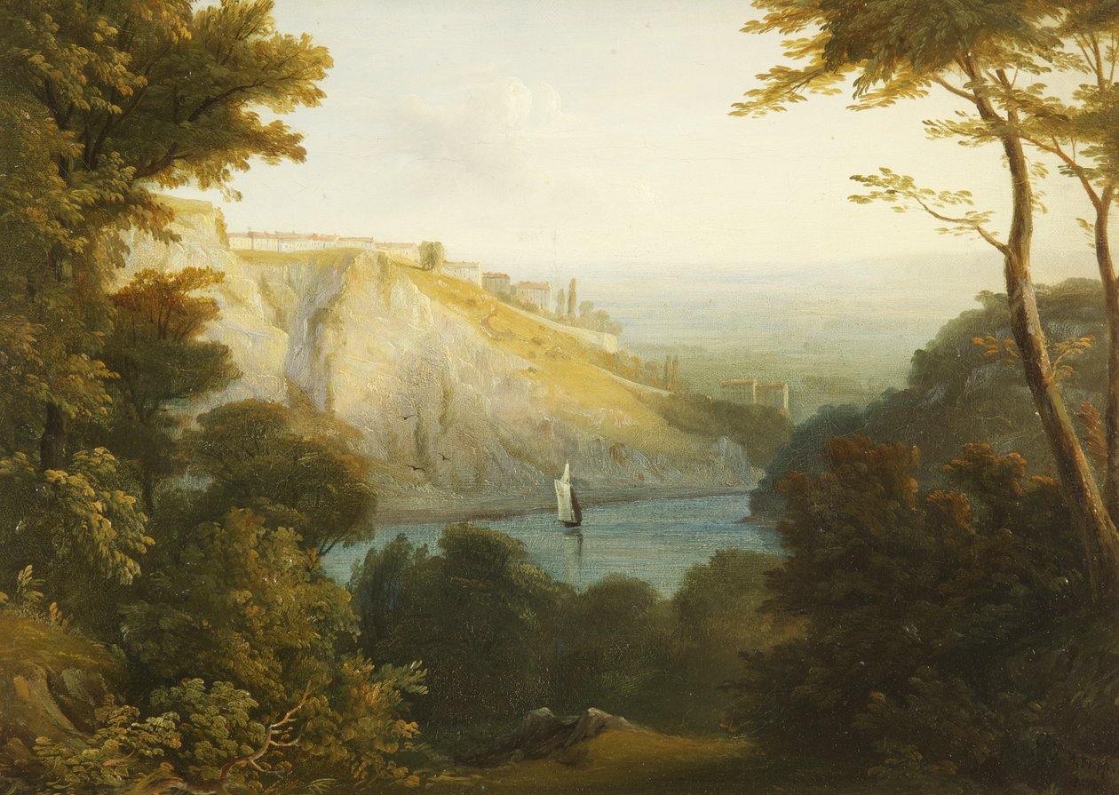 Utsikt över Avon Gorge av George Arthur Fripp