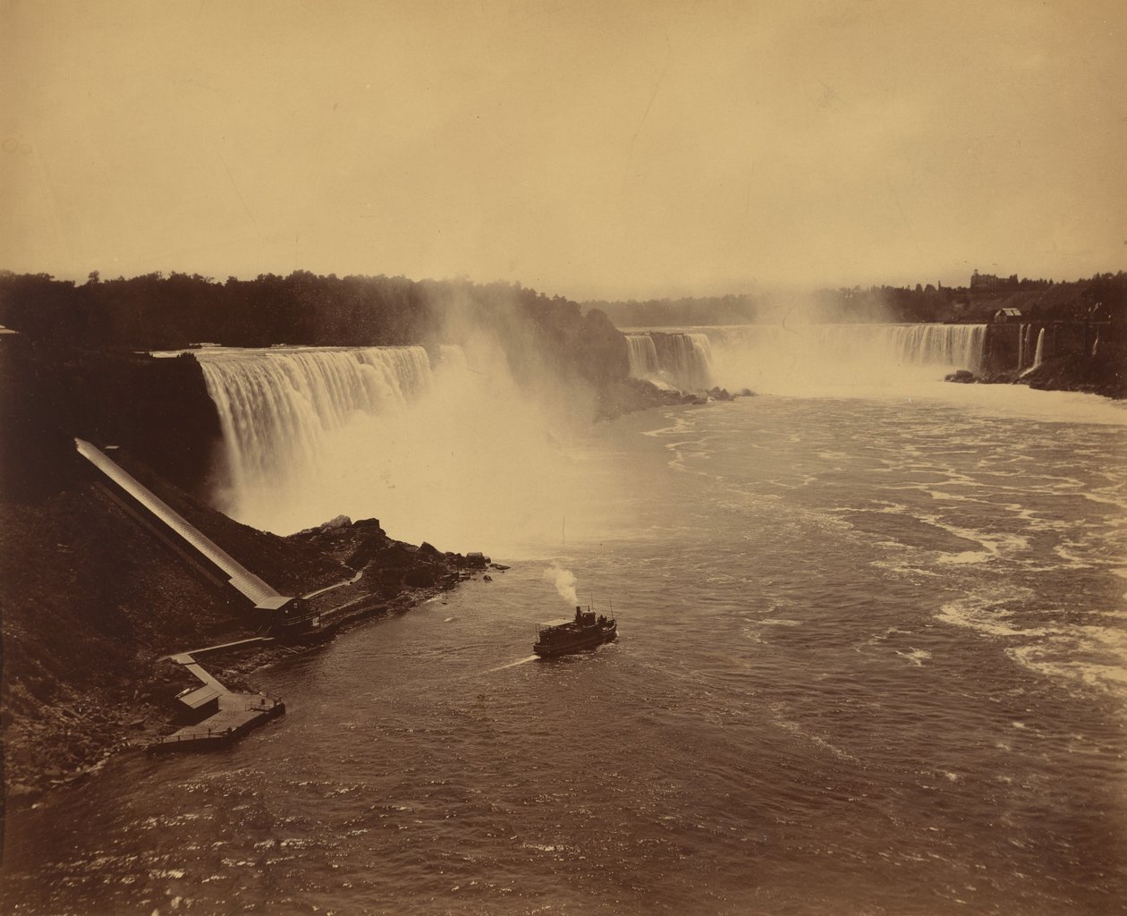 Niagarafallen,ca. 1890 (foto) av George Barker