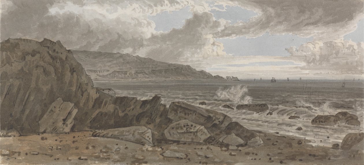 Nålarna från Alum Bay av George Barret Jr.