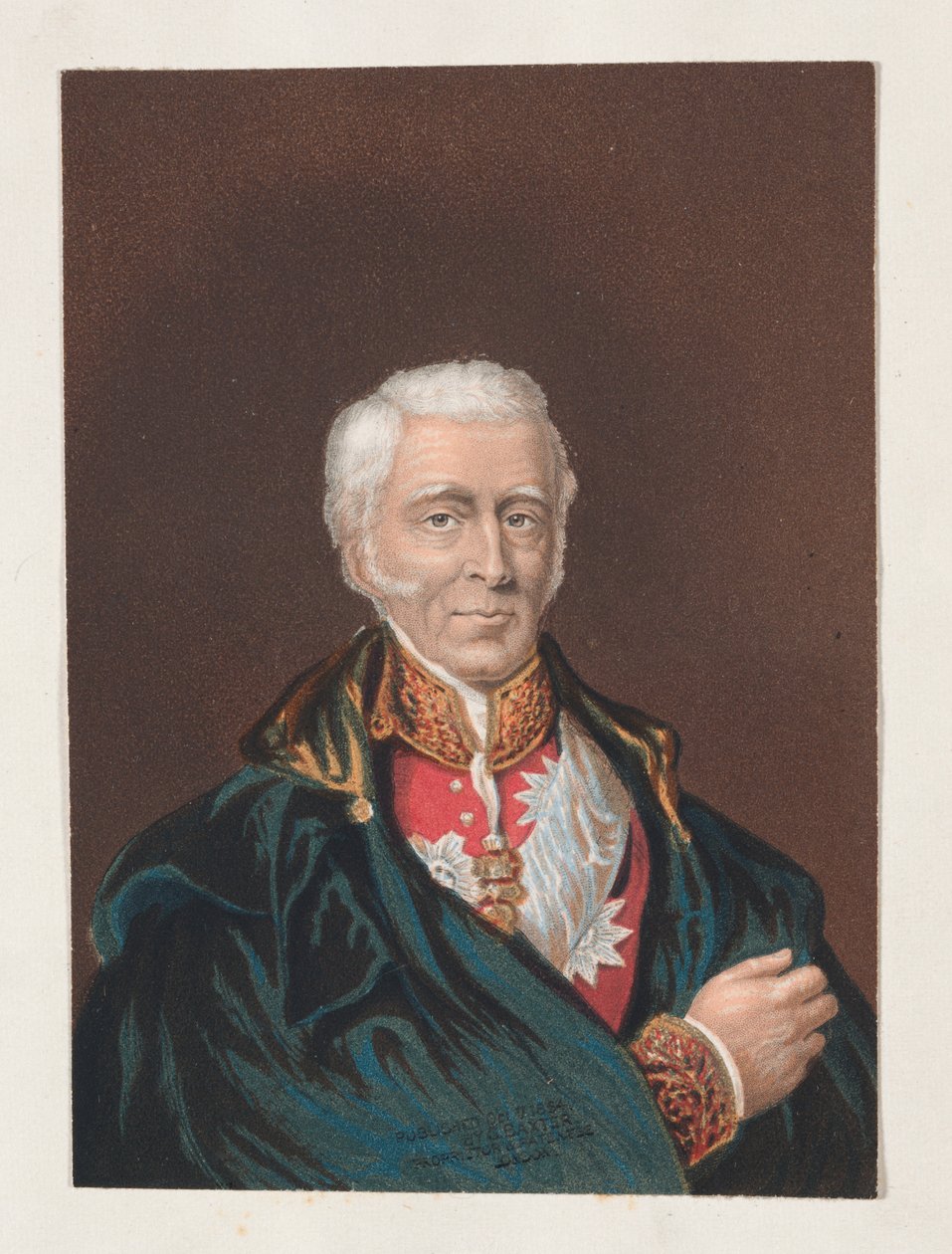 Arthur Wellesley, hertig av Wellington av George Baxter