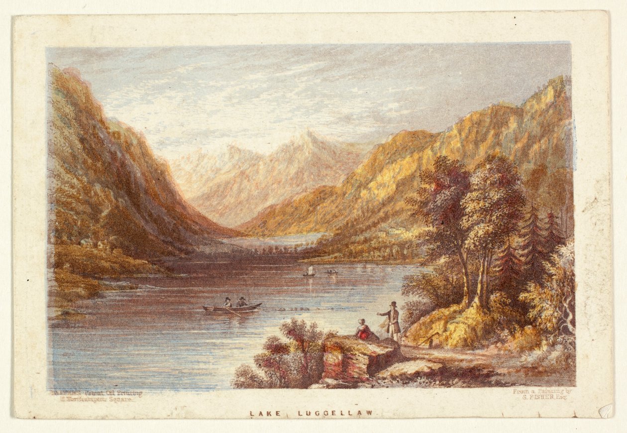 Lake Luggellaw av George Baxter