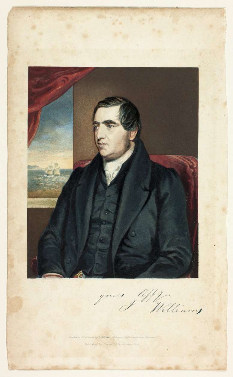 Pastor John Williams av George Baxter
