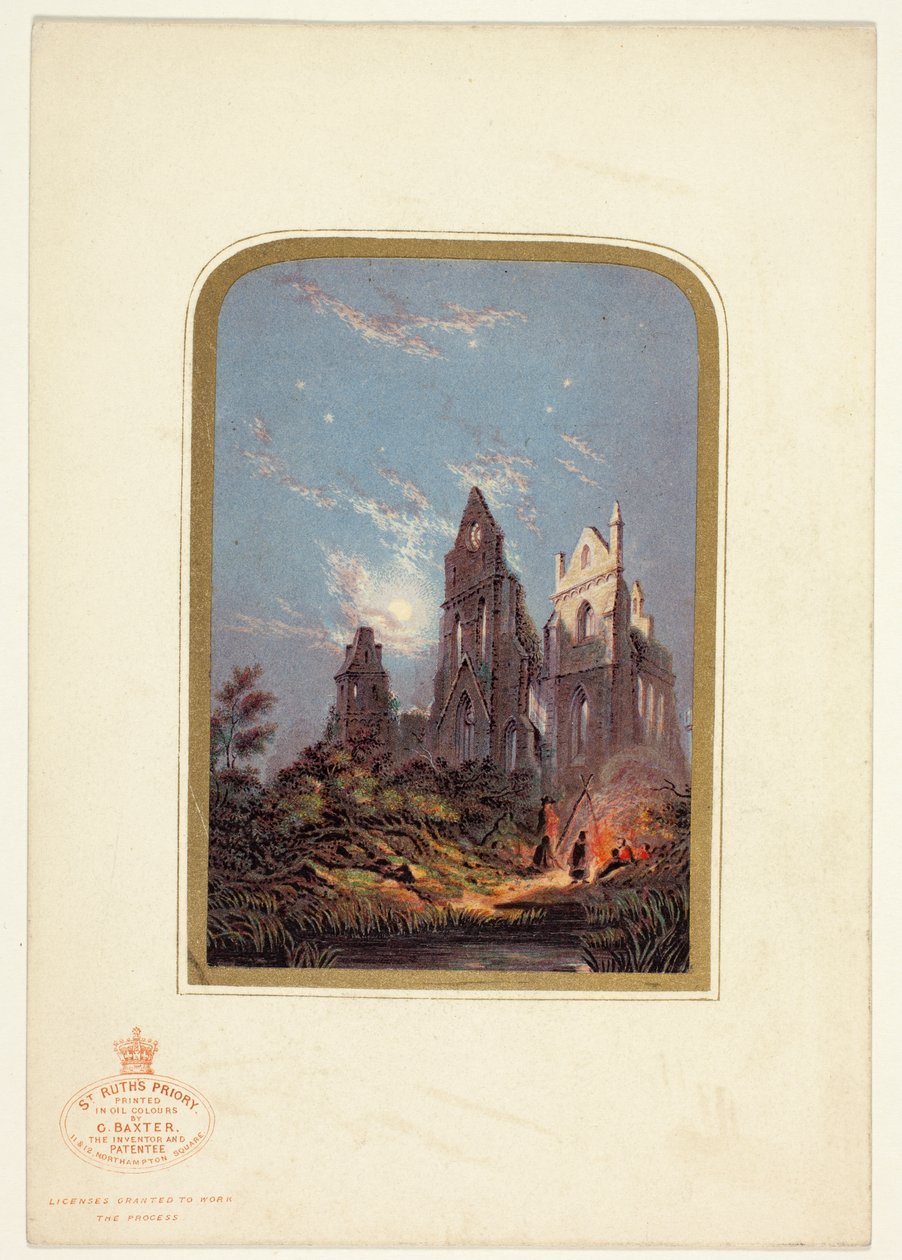 Sankt Ruths priorat av George Baxter