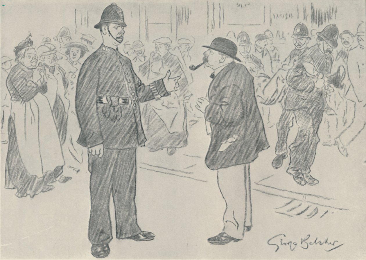 Polisen och folket, 1920 av George Belcher