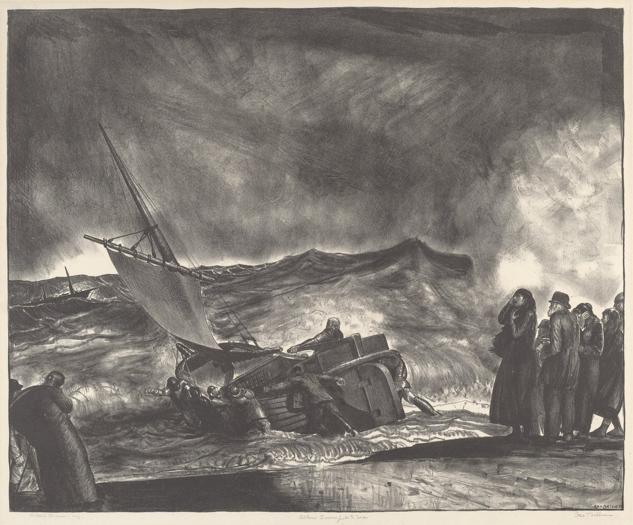 Allan Donn sätter till sjöss av George Bellows