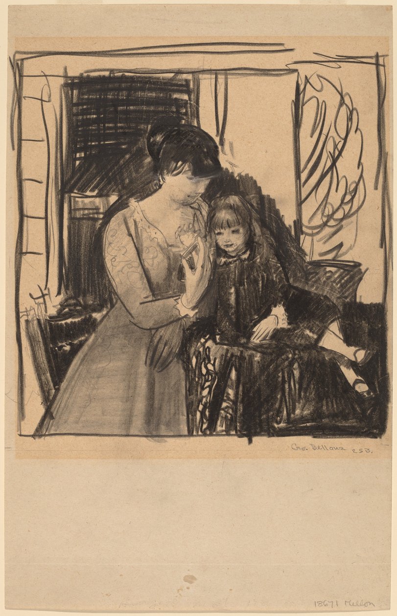 Anne och hennes mamma av George Bellows